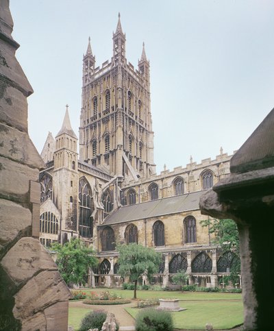 View of Gloucester Cathedral, 14th Century by English School